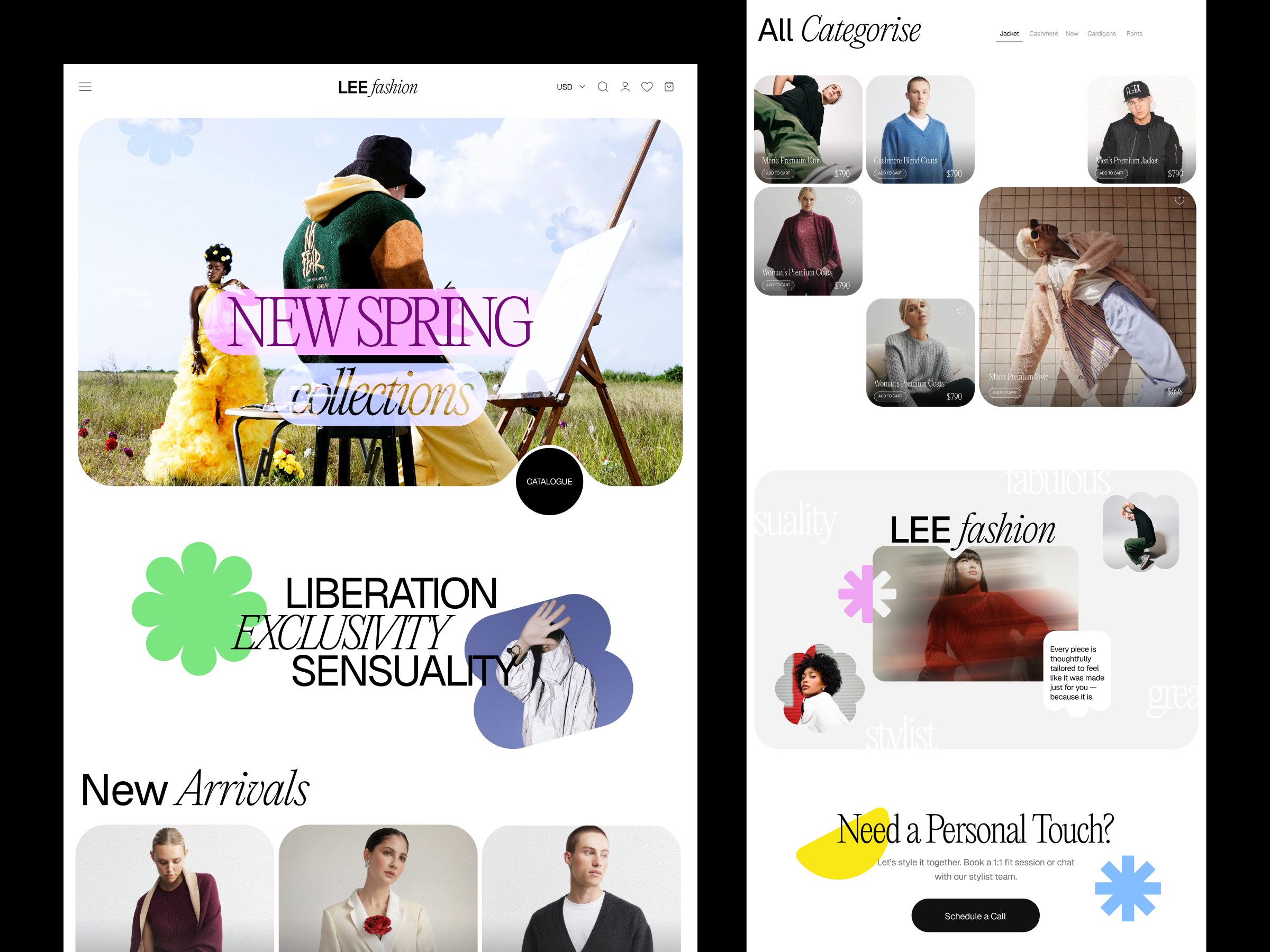 Example of Ecommerce Website Redesign