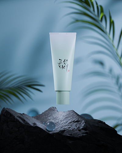 Beauty of Joseon Tube Cream – Modern 3D Visualization 3d 3d product visualization 3d render blender blender 3d blender cycles product visualization render