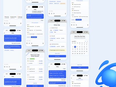 AI-Powered Meal Planning for Schnucks Rewards App ai ai assistant app chat interface ios app mobile app nutrition tech online grocery schnucks ui design ux design