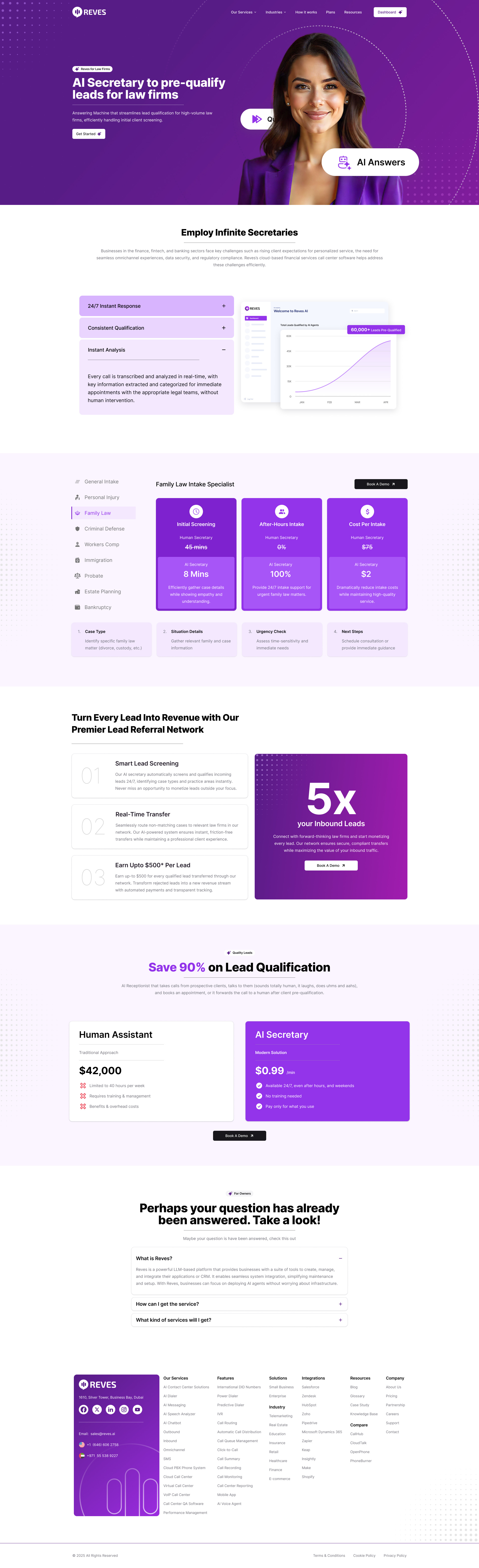 Example of Modern Saa S Website UI/UX Design