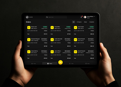 Restaurant POS System | UI/UX fintech fooddrink pos app pos system restaurant system tablet app ui uiux ux web app web app design
