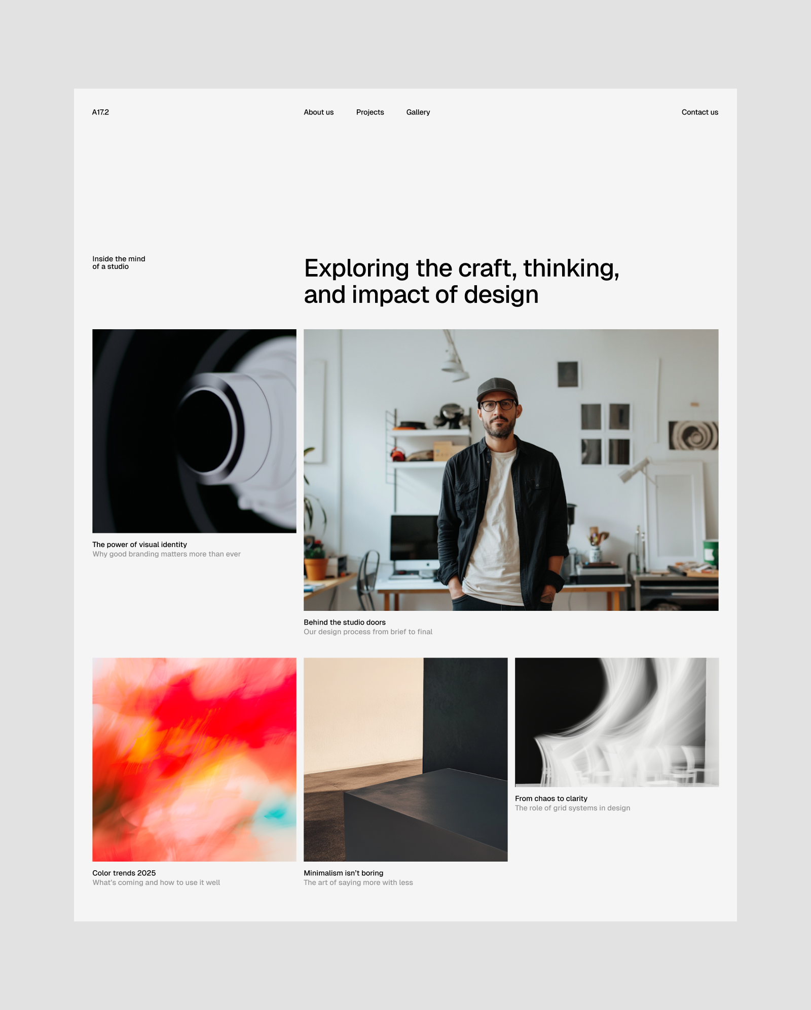 Projects page from the Design studio website 🖼️ design framer framer design framer website portfolio website studio website ui ux uxui web design webdesign website website design
