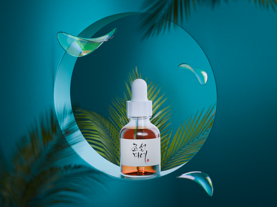 Serum Beauty of Joseon – 3D Product Visualization 3d 3d design 3d product visualization 3d render blender blender 3d blender cycles product visualization render