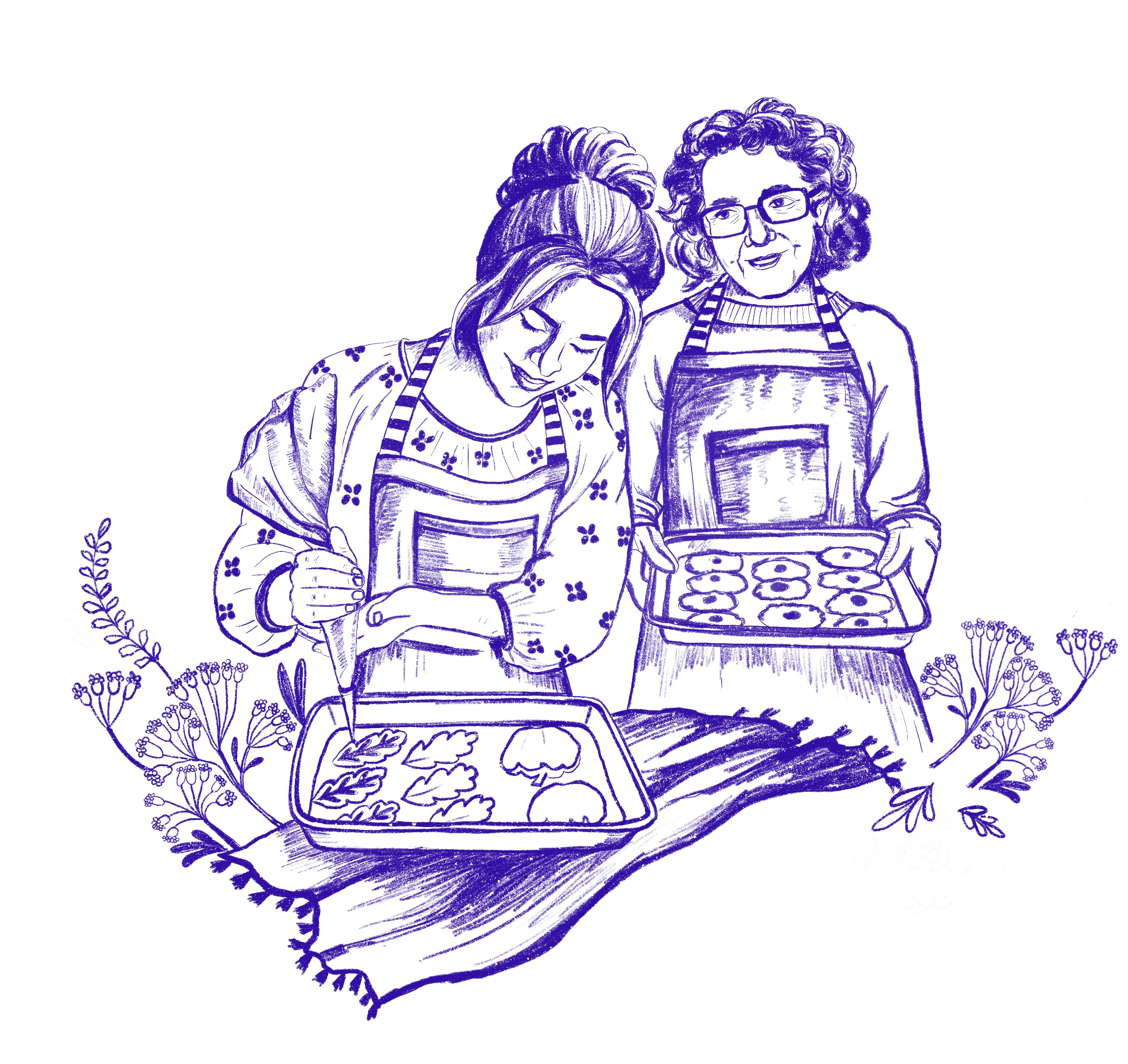 The Baking Daughter best design branding cartoon illustration cartooning design graphic design ill illustration illustration art illustrator logo