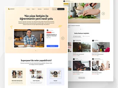 Landing Page - Online Courses, Livestreams and 1:1 Calls calls course landing livestream marketing mentoring ui