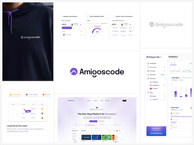 Amigoscode Rebranding amigoscode amigoscode branding coding branding e learning branding education branding lms branding logo education logo lms logo platform rebranding