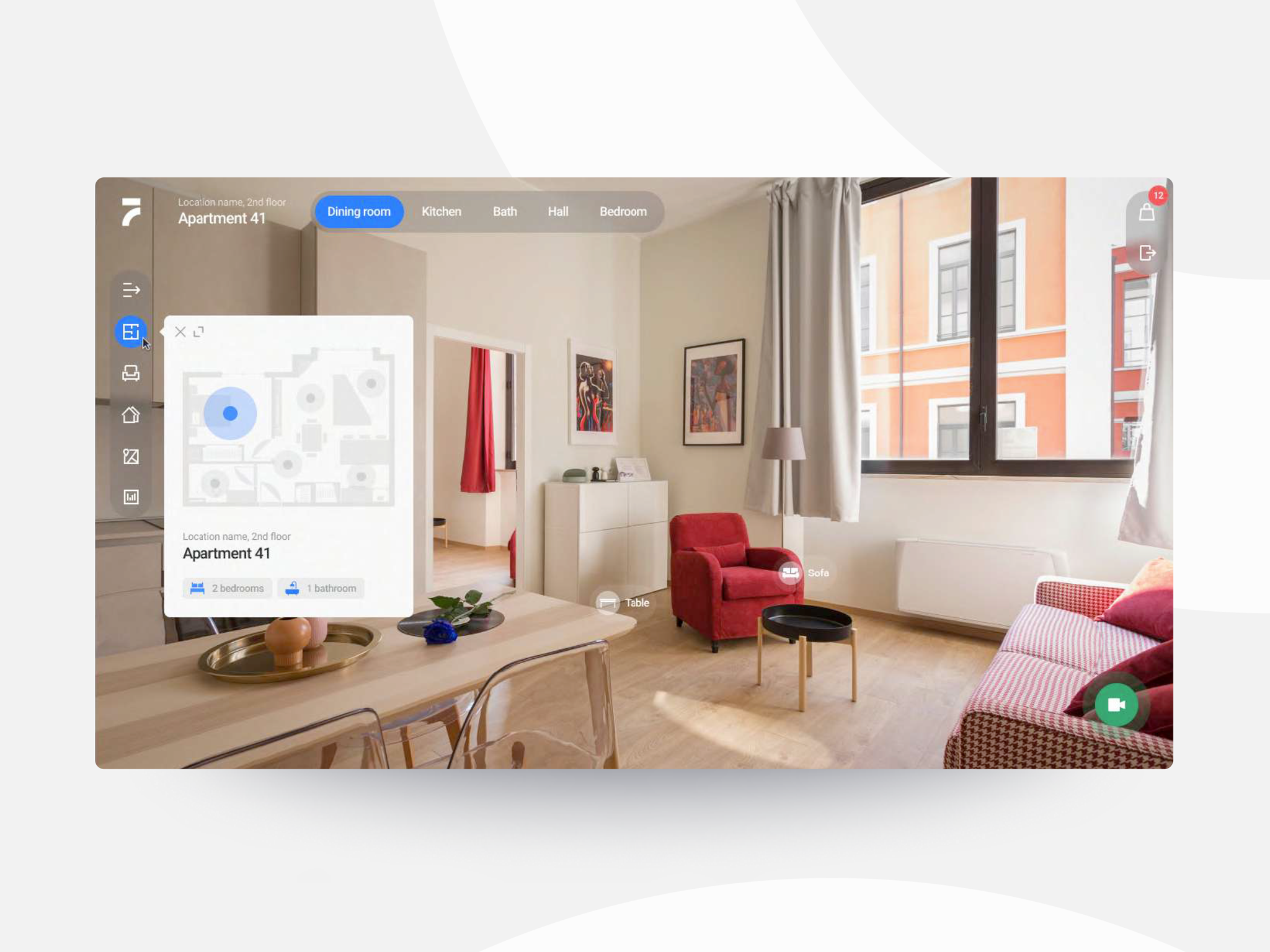 Example of UX/UI for FIG