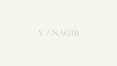 Youssef Nagib - Couture Case Study brand identity branding couture nagib public relations youssef nagib