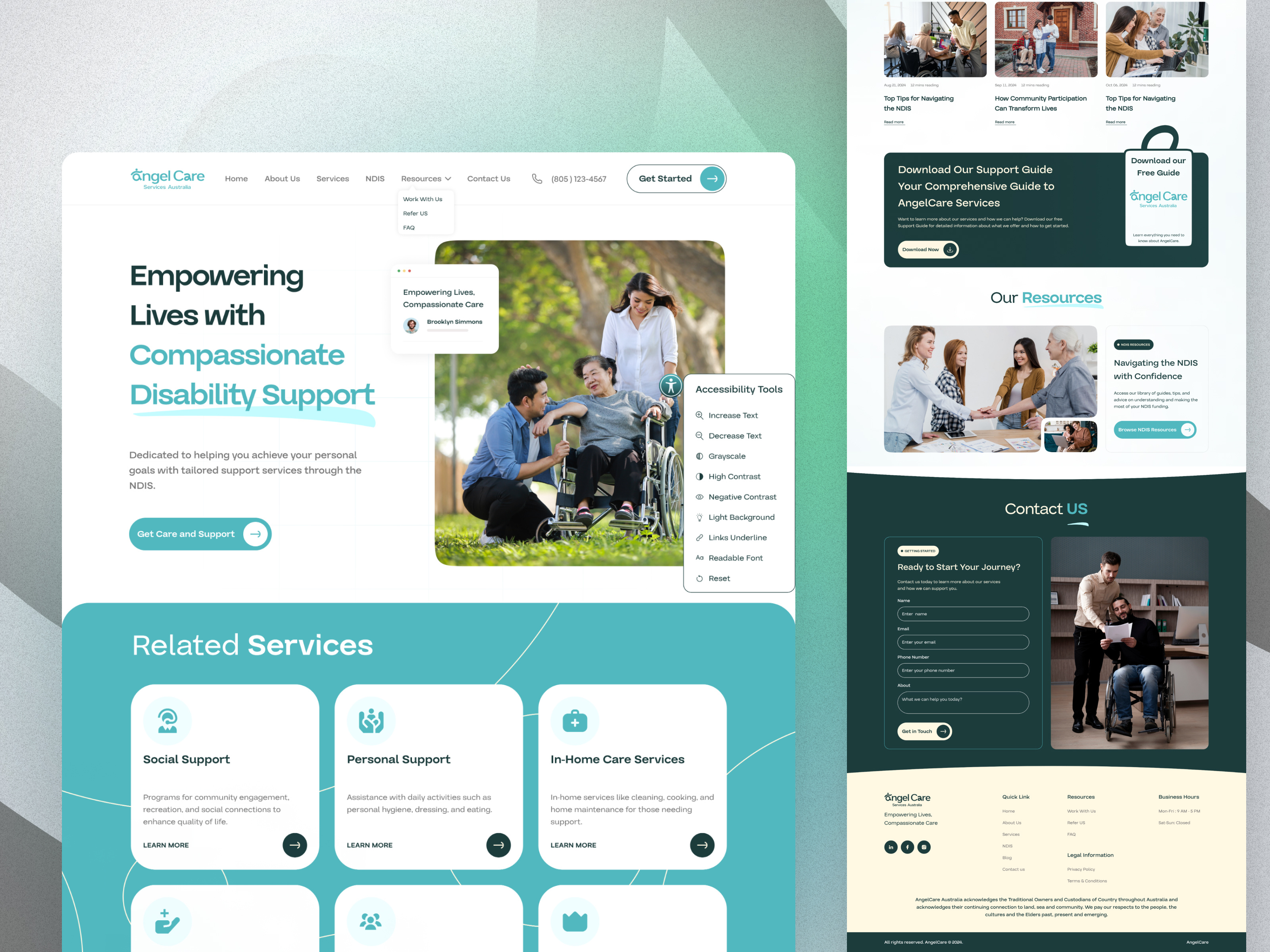 Example of Compassionate Disability Support Platform