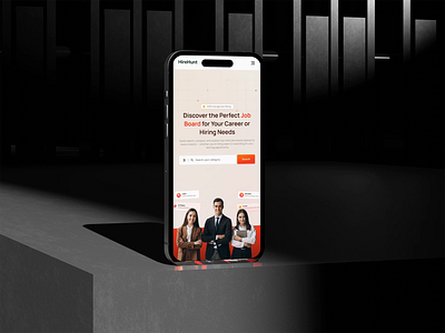 HireHunt-Find Job Hunting Mobile App Responsive careers hiring hiring app job application job board job dinder job finder app job hunting job listing job search ai job uiux jon platform logo mobile app mobile app ui mobile ui remote job responsive top hiring website