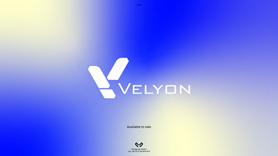 Velyon Logo Design - Available to Sale adobe illustrator brand identity branding design graphic design illustration logo logo design ui vector
