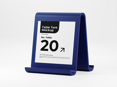 Table Tent Mockup 3d 3d mockup 3d rendering branding branding mockup design graphic design illustration isolated logo mockup mrfauzi presentation mockup product mockup table tent template