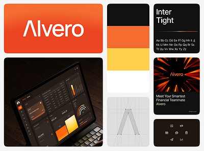 Modern Fintech Branding Bento Wealth Management - Taqwah banner banner design bento brand identity branding card design color dashboard finance finance branding fintech graphic design logo logo bento minimal orange orange branding orange card orange color pallet