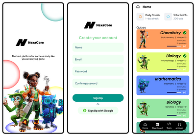 Nexacore-an online learning platform for highschool students
