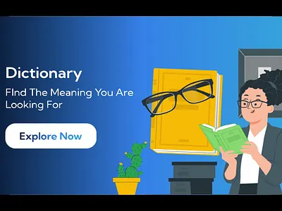 Dictionary Reading Motion Video animation branding design graphic design illustration logo motion graphics typography ui vector