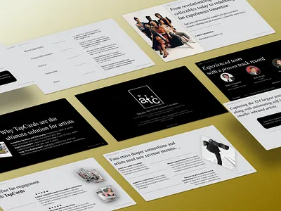 Music Collectible Pitch Deck | Minimal Gray Scale design figma google slides graphic design illustrator keynote music pitch deck pitch deck powerpoint presentation slides