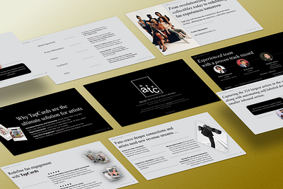 Music Collectible Pitch Deck | Minimal Gray Scale design figma google slides graphic design illustrator keynote music pitch deck pitch deck powerpoint presentation slides