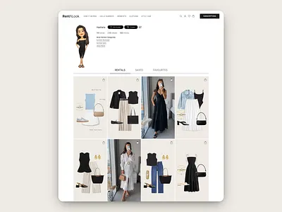 Fashion E-Commerce Website Design — Profile branding design ecommercedesign graphic design illustration logo ui ux uxdesign vector
