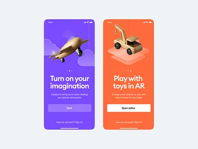 App Onboarding UI craftwork studio