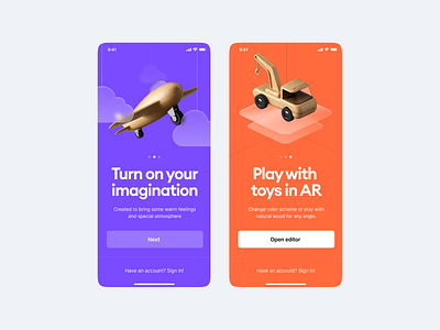 App Onboarding UI craftwork studio