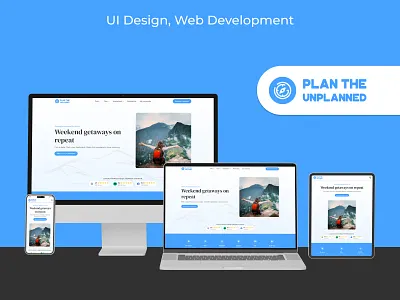 PTU - Travel Website Design responsive travel trek trekking ui ui design uiux ux web design web layout website