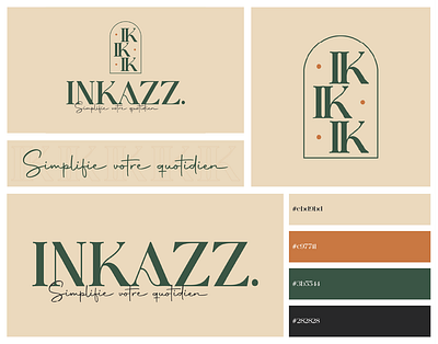Différentes version du logo, baseline et palette de couleur #2 branding design graphic design illustration logo typography vector