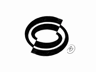 Logo Sketch Inspired by S & Spiral Galaxy balance branding explore f letter flow fluid infinite logo s letter sketch space spiral