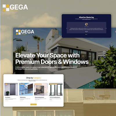 Gega | Squarespace Website Design branding design illustration squarespace squarespace designer ui web design web developement website design