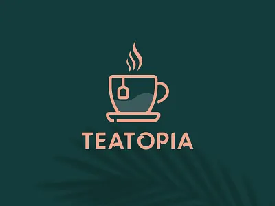 Teatopia Logo Design animation branding design illustration landing page logo motion graphics ui vector