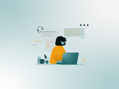 Customer support customer support illustration need help sav vector