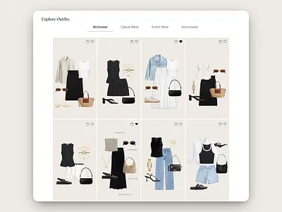 Fashion E-Commerce Website Design — Explore Screen branding design ecommercedesign graphic design illustration logo ui ux uxdesign vector