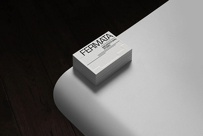 Fermata / identity for an architectural studio 3d animation branding design download free freebie graphic design illustration logo mockup mockup cloud mockupcloud motion graphics ui