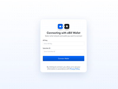 eWallet UI modal Website Design api key bitcoin blockchain blue clean design crypto cryptocurrency currency ethereum ewallet finance financial modal money app network pop up ui ui design wallet website design