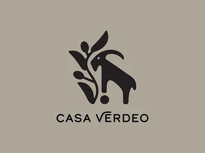 CASA VERDEO LOGO SUITE brand identity branding elegant elegant logo graphic design hand drawn hand drawn logo hospitality hotel hotel branding logo logo design minimal logo organic premium premium logo retreat rustic logo
