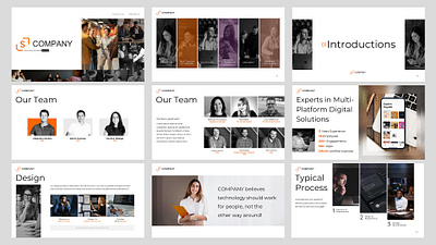 Company Presentation Design contents design graphic design presentation