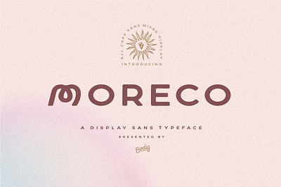 Moreco Font artdeco cursivefont displayfont flowfont font handwritten sansserif typeface typography
