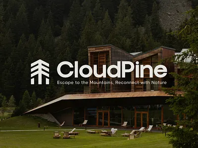 CloudPine - Luxury Resort Branding artocea brand brand design brand identity brand identity design branding creative graphic design green logo logo design luxury luxury branding minimal minimal branding nature resort resort branding trypography visual identity