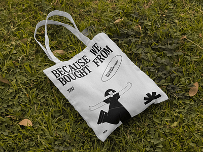 WaxyWeb — brand identity design for tote bag aesthetic tote bag bag brand identity branding contemporary branding ecommerce mall modern tote bag print design print media shop shopping shopping bag store tote bag tote bag design trendy tote bag visual design visual identity waxyweb