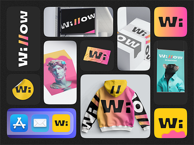 Wi//ow AI Assistant - Branding & Visual Identity 3d animation app branding design dribbble flat graphic design illustration logo ui ux web
