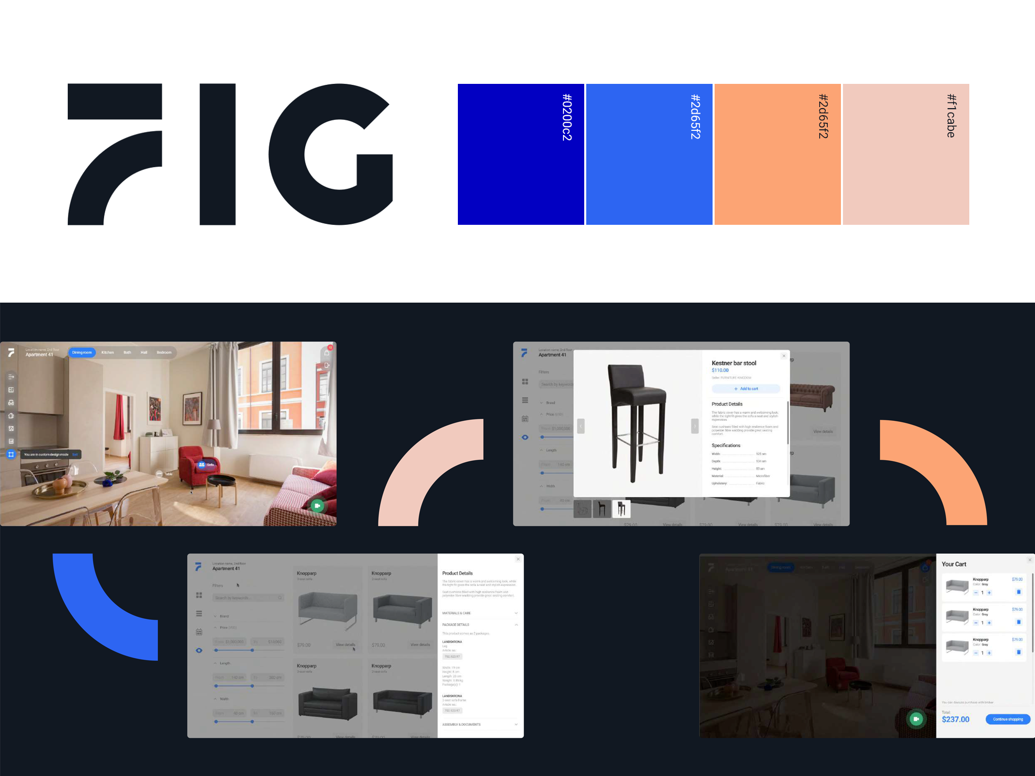 Example of Logo & web design for FIG