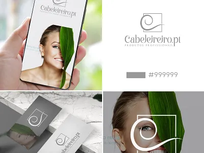 Cabeleireiro.pt branding cabeleireiro.pt creative design design icon latter logo logo logodesign minimal skin logo skincare