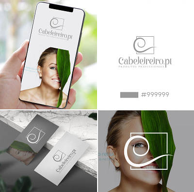 Cabeleireiro.pt branding cabeleireiro.pt creative design design icon latter logo logo logodesign minimal skin logo skincare