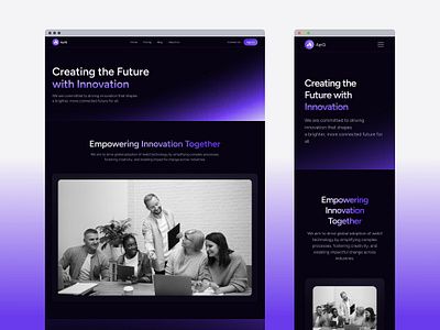 APIQ — Web3 Blockchain Website Framer Template ai ai website blockchain clean dark dark website gradient landing page landing page design nft saas saas website ui ux web design web3 web3 website website website design