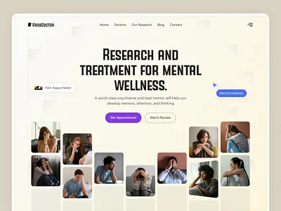Web Design for Mental Health Website best web design clinic website cool website corporate website creative website doctor website health website hospital website illustration landing page medical website design mental health websites mobile website modern website professional website saas website web design web design inspiration web header web ui