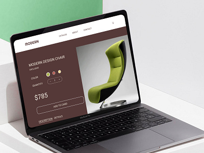 Modern, first page branding looking furniture modern shop