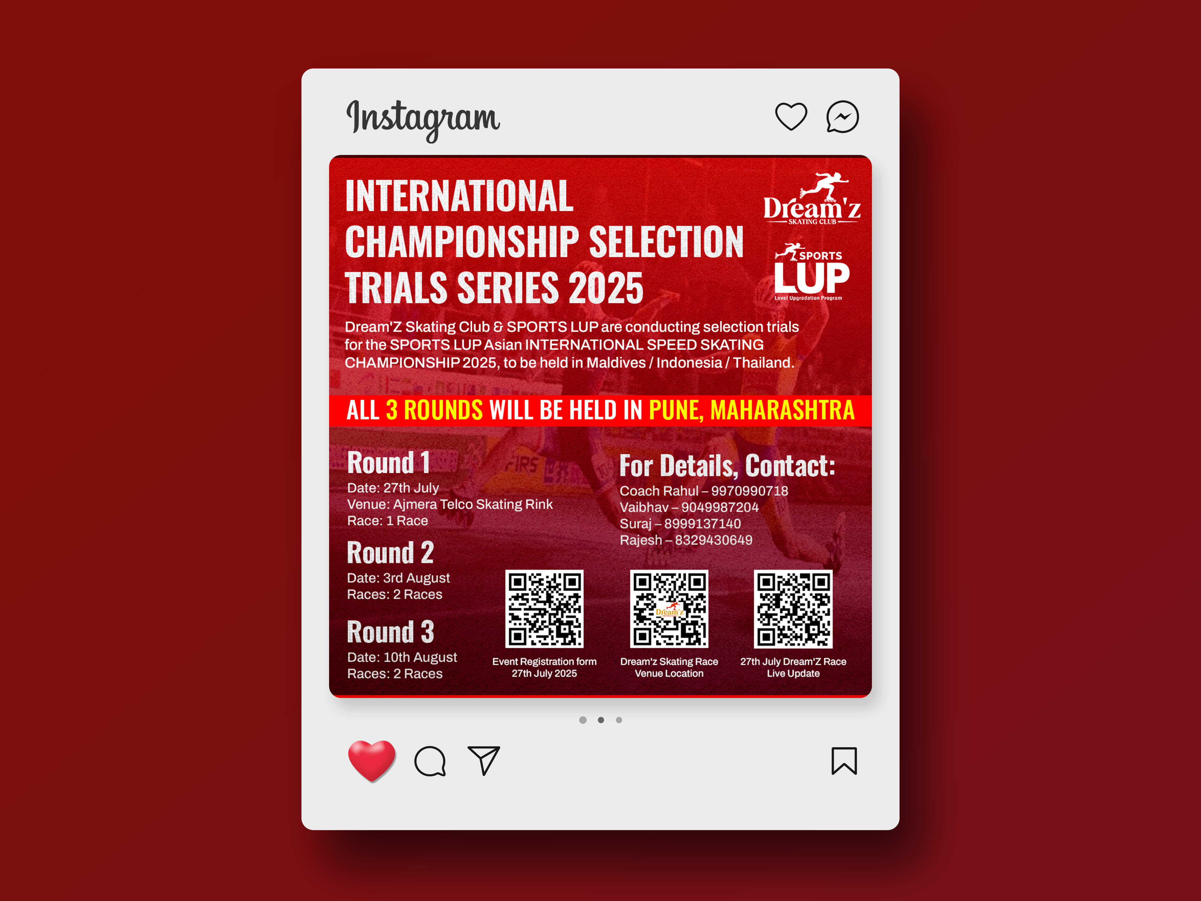 High-Energy Sports Social Media Creatives – Bold, Fast & Impact mizzeo digital