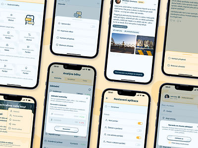 👟 RunMate Fitness App – App settings and system elements activity design design system element fitness mobile app modal offcanvas run settings sport toast toggle ui ux vector