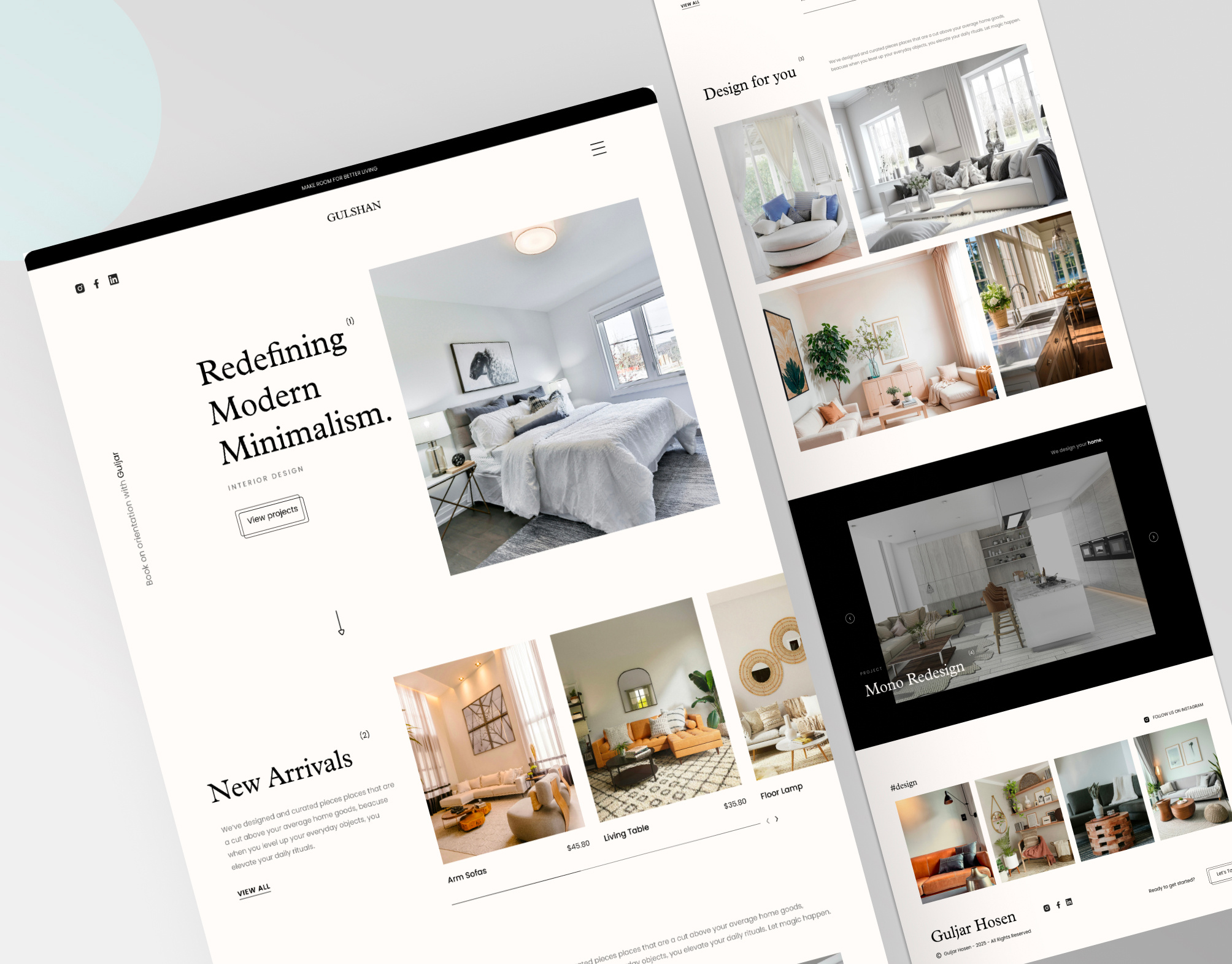 Example of Landing Page Design + Development