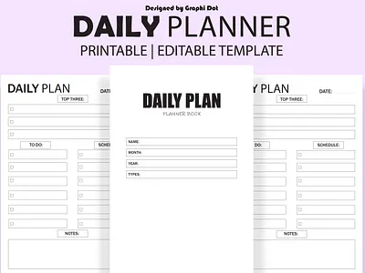 Daily Planner Checklist Template, Professionally Designed Custom routine