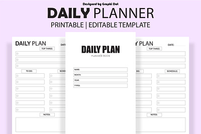 Daily Planner Checklist Template, Professionally Designed Custom routine